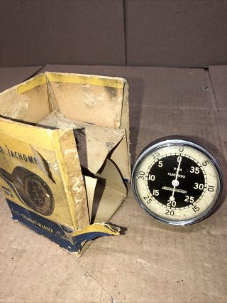 Stewart Warner Model 757 - W Hand Held Tachometer For Antique Tractors