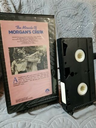 The Miracle of Morgan’s Creek - VHS - RARE Preston Sturges - Eddie Bracken 2