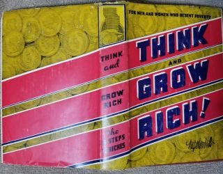 RARE THINK AND GROW RICH NAPOLEON HILL 1945 EDITION COPYRIGHT 1937 3