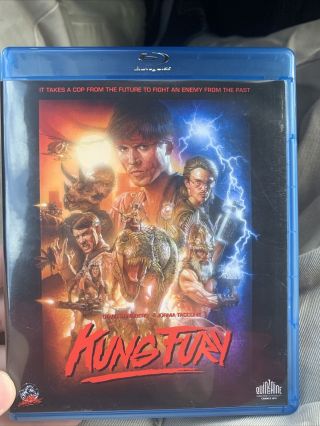 Kung Fury Blu - Ray Rare Oop Htf 100 Authentic Cult Classic Kickstarter
