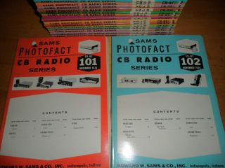 Vintage Sams Photofact Cb Radio Series - Two Issues From November 1976