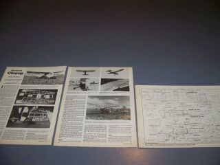 Vintage.  Aeronca Champ.  15 Cc Sil R - C Plans/photos/details.  Rare (833p)