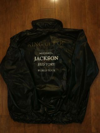 Rare Michael Jackson History World Tour Staff Crew Jacket Size Medium