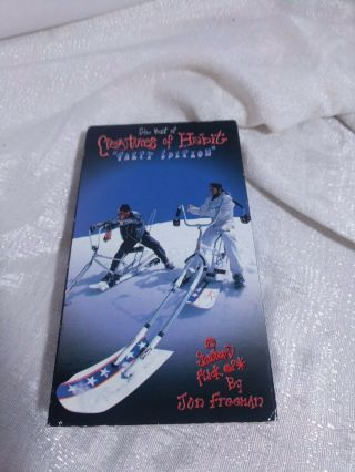 Creatures Of Habit Party Edition Vhs Snowboarding Video Rare Jackass 1998 Orig