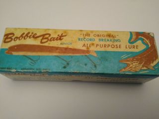 Bobby Bait Vintage Wood Lure For Muskie