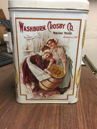 Antique Tin - Washburn Crosby Co.  - Gold Medal Flour