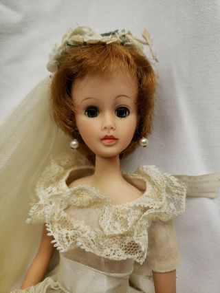 Rare 1965 Only Madame Alexander Doll Yolanda Brenda Starr Bride Barbie Size