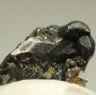 Stephanite Fine Crystal Rare Pribram,  Czech Republic