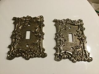 2 Vintage American Tack And Hardware Amer Tack & Hdwe Switchplate Cover Roses