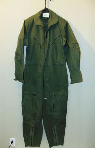 Rare Vietnam War Usaf U.  S.  Army Og107 Cotton Poplin Flight Suit,  Dead Stock,  K - 2b