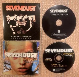 Sevendust 7d 2 Cd Promo Sampler Rare Collectible