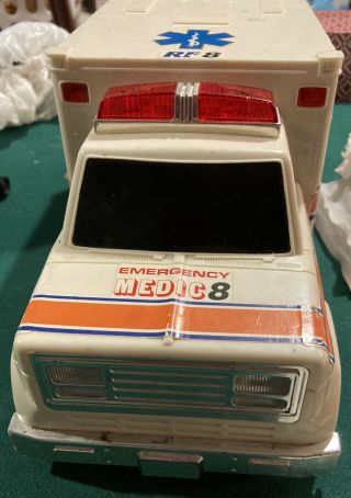 1993 Rare Buddy L Rescue Force Ambulance Brute Rescue Sounds Need Batterys