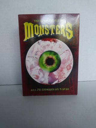 Monsters - The Complete Series Rare Oop 9dvd Set 1988 - 1990 72 Episodes