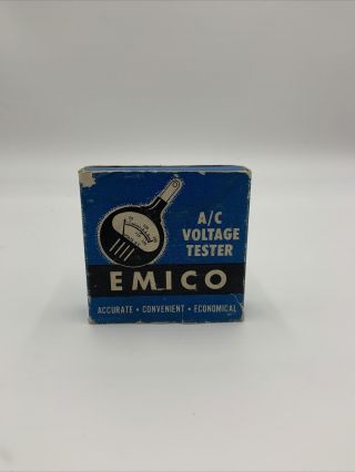 Vintage Emico - A/c Voltage Tester (orignal Box) (perkasie,  Pa)