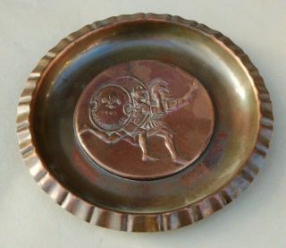 1963 - World Scout Jamboree - Souvenir Copper Plate / Dish - Rare