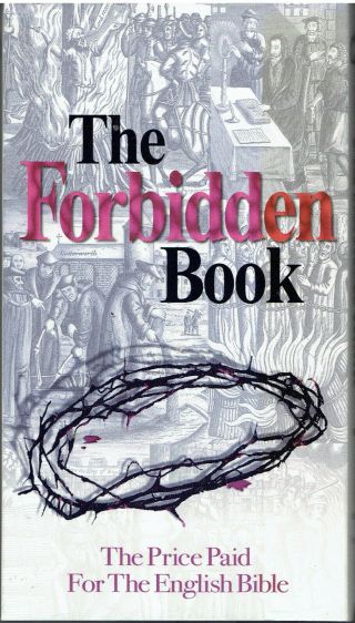 The Forbidden Book (vhs) Christian Bible Martin Luther,  Liberty Video Rare Video