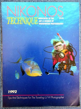 Vintage1992 Scuba Booklet Nikonos Technique Underwater Photography Nikon