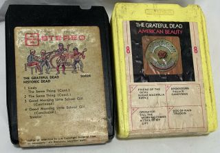 The Grateful Dead Ultra Rare 8 - Track Tapes Set Of Two (&)