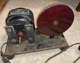 Rare Antique Holtzer - Cabot Electric Co.  A/c Motor | Ca.  Early 1900 