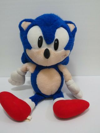 Sonic The Hedgehog 240801 Sega 1993 Plush 16 " Stuffed Toy Doll Japan Rare