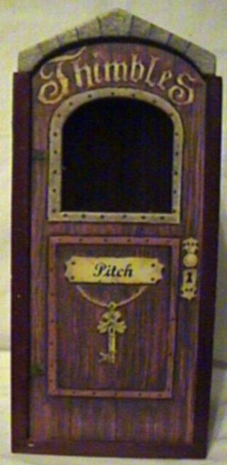 Vintage 2002 Wood Box Case For Annalee Thimbles Pitch Box Only