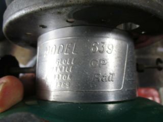 Rare Coleman Lantern 639 Green Cp Rail Dated 2 - 78