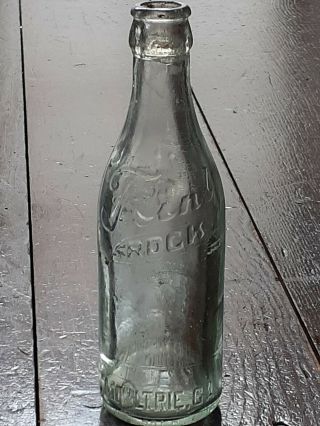 Antique Flint Rock Moultrie Georgia Ga Coca - Cola Soda Bottle Straight Sided