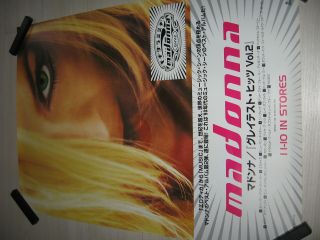 Madonna Promo Poster Greatest Hits Vol.  2 Japan Warner Mega Rare