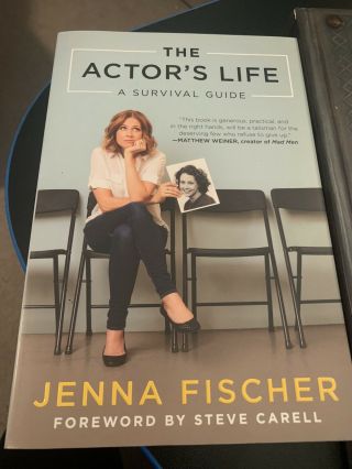 Jenna Fischer The Actor’s Life Signed Rare