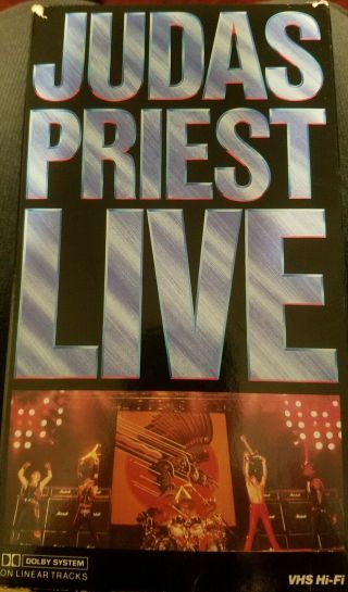 Judas Priest Live Rare & Oop Heavy Metal Rock Concert Vhs Video 1984 83 Minutes