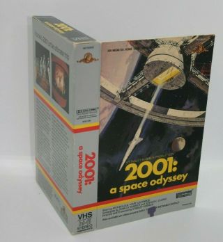 Rare Big Box 2001 A Space Odyssey 1985 Mgm/ua Stanley Kubrick