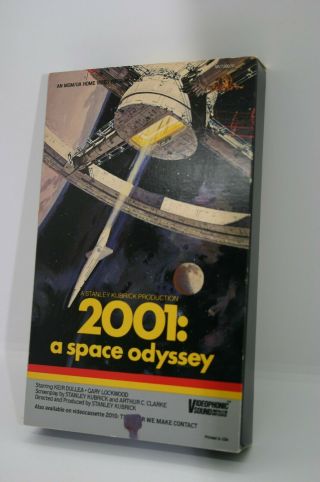 RARE Big Box 2001 A Space Odyssey 1985 MGM/UA Stanley Kubrick 3