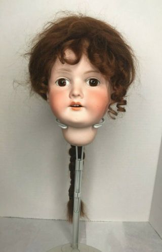 Vintage Global Mohair Doll Wig Size 12 - 13 Long Red Curls Braid