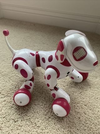 Zoomer Zoomie Pink Robot Interactive Dog By Spin Master Rare