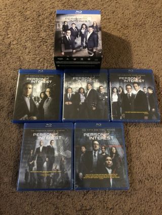 Person Of Interest The Complete Series Bluray 19 Discs Season 1 - 5 Rare Region 1