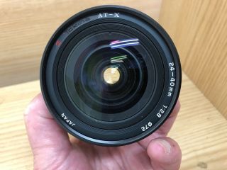 Rare : C/y Contax Mount Tokina At - X Zoom 24 - 40mm F2.  8 Mf Lens From Japan