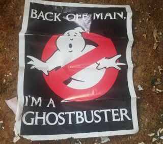 (1) Vintage Ghostbusters - " Back Off Man,  I 
