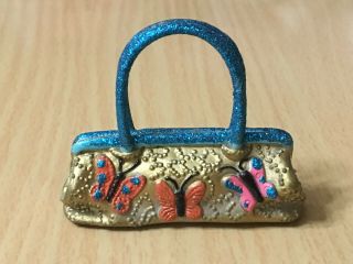 Barbie My Scene Golden Bling Kennedy Doll Butterfly Bag Purse Accessory Rare