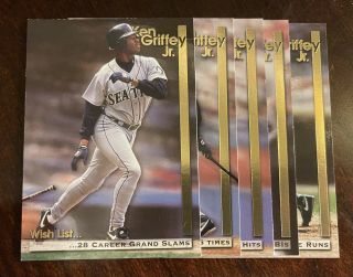 1995 Megacards KEN GRIFFEY JR 25 Card Set w/RARE Cover Card Mariners NM/MT 2