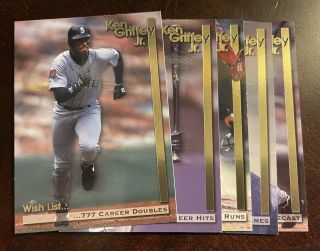 1995 Megacards KEN GRIFFEY JR 25 Card Set w/RARE Cover Card Mariners NM/MT 3