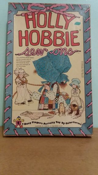 Vintage 1975 Holly Hobbie Sew•ons American Greetings 910d