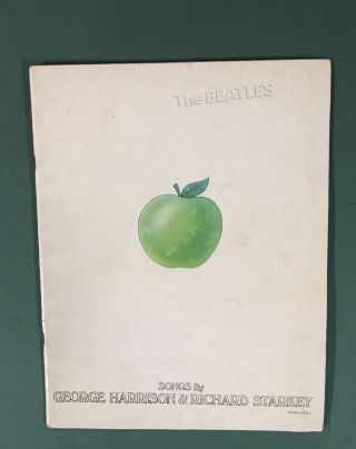 Rare 1968 Beatles Songbook Songs By George Harrison & Richard Starkey