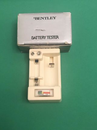 Vintage Bentley Battery Tester Rare