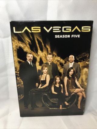 Las Vegas - Season 5 (dvd,  2008,  4 - Disc Set) Rare Nbc Oop Tv Series Tom Selleck