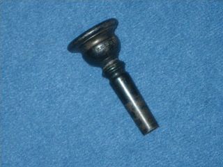 H.  N.  White 7 Cornet? Mouthpiece - Very Vintage Antique - Silver Plated