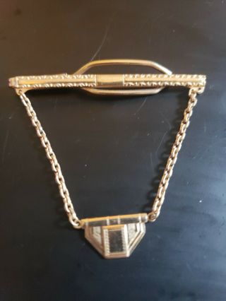 Vintage Gold Hayward Tie Clip / Clasp Bar