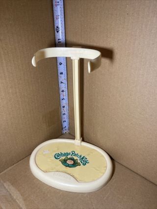 Vintage 1986 Coleco Cabbage Patch Kids Cpk Doll Display Stand Holder