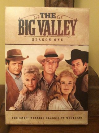 The Big Valley - Season 1 Dvd 5 Disc Set Rare Hard To Find