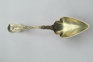 Antique Sterling Souvenir Of Charleston Citrus Spoon
