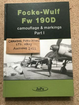 Focke - Wulf Fw 190d Camouflage & Markings Part I - Japo - Rare & Oop